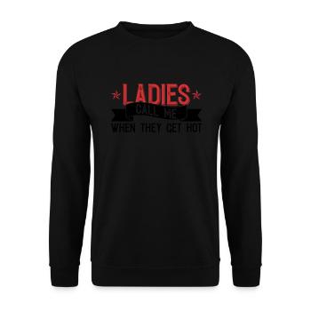 HVAC Techniker Design Für HVAC Lüftungstechniker - Unisex Sweatshirt - black - Front - Alina (178cm) & Michal (187cm)