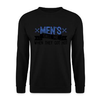 HVAC Techniker Design Für HVAC Lüftungstechniker - Unisex Sweatshirt - black - Front - Alina (178cm) & Michal (187cm)