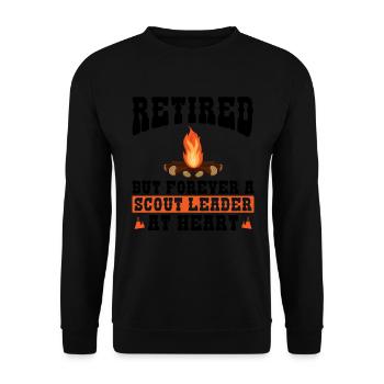Cub Scout Design Für Einen Pfadfinderführer - Unisex Sweatshirt - black - Front - Alina (178cm) & Michal (187cm)