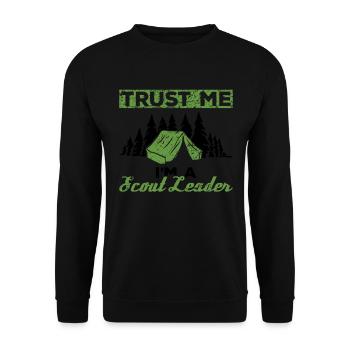 Cub Scout Design Für Einen Pfadfinderführer - Unisex Sweatshirt - black - Front - Alina (178cm) & Michal (187cm)