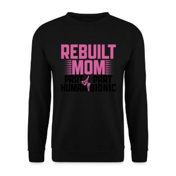 Bionische Hüftmutter Design Für Eine Mutter Mit - Sweat-shirt Unisexe - noir - Devant - Alina (178cm) & Michal (187cm)