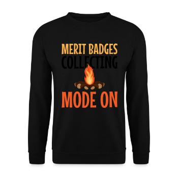 Cub Scouting Design Für Einen Pfadfinderführer - Unisex Sweatshirt - black - Front - Alina (178cm) & Michal (187cm)
