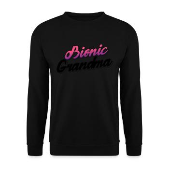 Bionisches Hüft-oma-design Für Die Genesung Nach - Sweat-shirt Unisexe - noir - Devant - Alina (178cm) & Michal (187cm)
