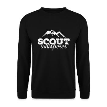 Cub Scouting Design Für Einen Pfadfinderführer - Unisex Sweatshirt - black - Front - Alina (178cm) & Michal (187cm)