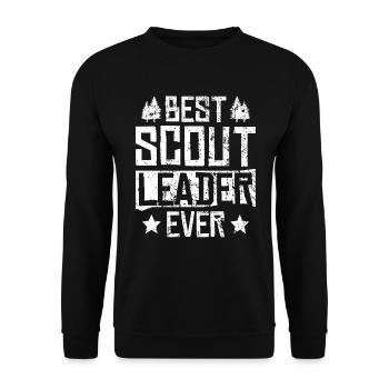 Cub Master Design Für Einen Pfadfinderführer - Unisex Sweatshirt - black - Front - Alina (178cm) & Michal (187cm)