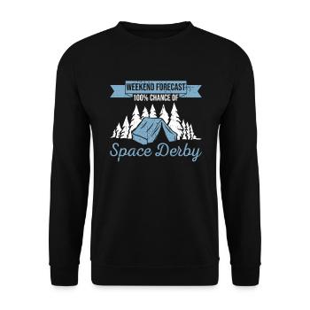 Jungpfadfinder-design Für Einen Pfadfinderführer - Unisex Sweatshirt - black - Front - Alina (178cm) & Michal (187cm)