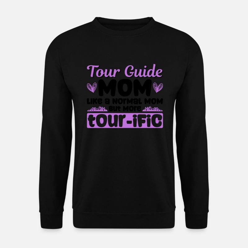 Reiseführer-mutter-design Für Eine - Unisex Sweatshirt - black