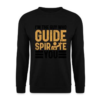Stadtführer-design Für Einen Tavel-reiseleiter - Unisex Sweatshirt - black - Front - Alina (178cm) & Michal (187cm)