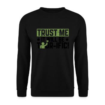 Reiseberater-design Für Einen Stadtführer - Sweat-shirt Unisexe - noir - Devant - Alina (178cm) & Michal (187cm)