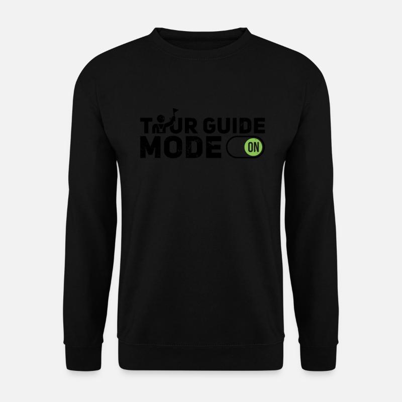 Stadtreiseführer-design Für Einen Reiseführer - Unisex Pullover - Schwarz