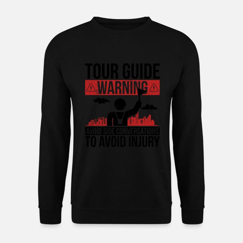 Reiseleiter-design Für Einen Stadtführer - Unisex Pullover - Schwarz