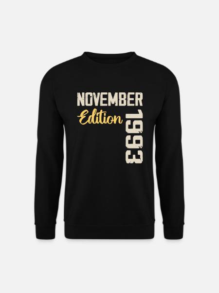 Né en novembre 1993 - Edition 1993 - Sweat-shirt Unisexe - noir