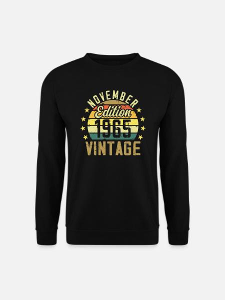 Die Legenden wurden im November 1965 - 1965 geboren - Unisex Pullover - Schwarz