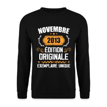 Cadeau D'anniversaire En Novembre 2013 - 2013 - Sweat-shirt Unisexe - noir - Devant - Alina (178cm) & Michal (187cm)