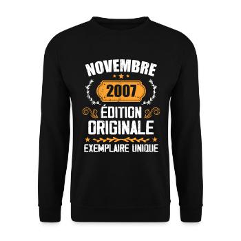 Cadeau D'anniversaire En Novembre 2007 - 2007 - Sweat-shirt Unisexe - noir - Devant - Alina (178cm) & Michal (187cm)