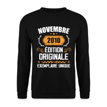 Cadeau D'anniversaire En Novembre 2010 - 2010 - Sweat-shirt Unisexe - noir - Devant - Alina (178cm) & Michal (187cm)
