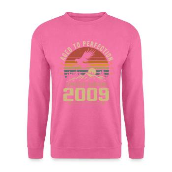 2009 Original Vintage Retro 2009 Anniversary - Unisex Sweatshirt - pink - Front