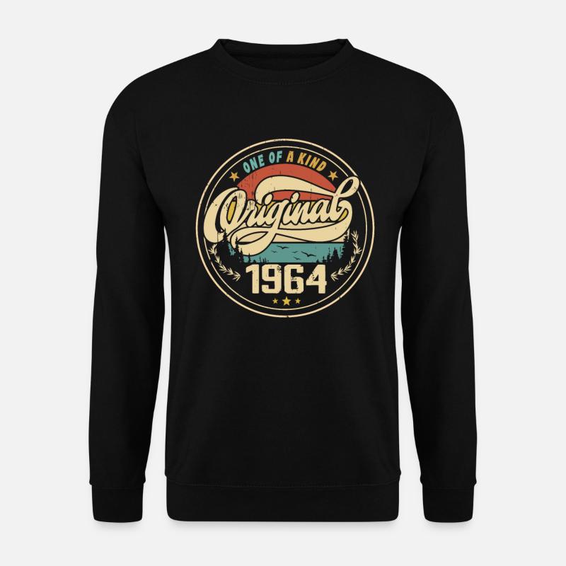 Original 1964 Jahrgang - 1964 Geburtstagsgeschenk - Unisex Pullover - Schwarz