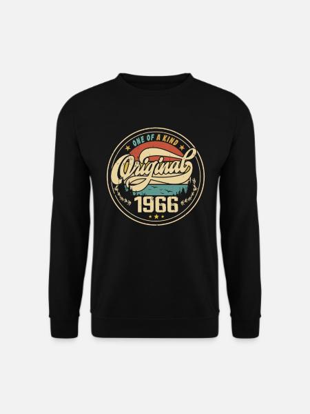 Original 1966 Jahrgang - 1966 Geburtstagsgeschenk - Unisex Pullover - Schwarz