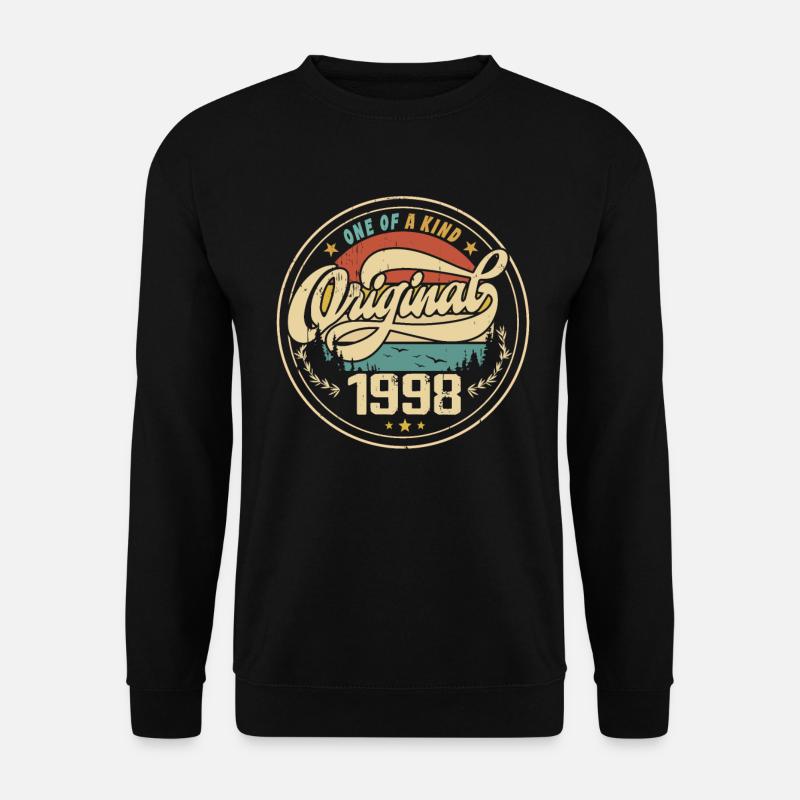 Original 1998 Jahrgang - 1998 Geburtstagsgeschenk - Unisex Pullover - Schwarz