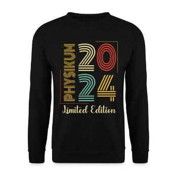 Physikum geschafft!!! Medizinstudent Universität 2 - Unisex Pullover - Schwarz - Vorne - Alina (178cm) & Michal (187cm)