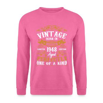 Les Légendes Sont Nées En Mars 1948 - Sweat-shirt Unisexe - rose - Devant