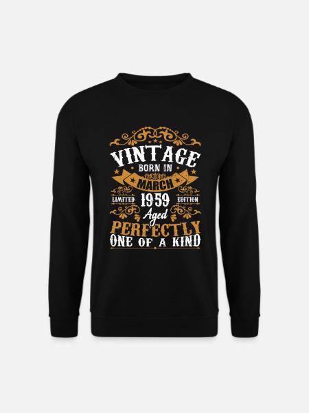 Die Legenden wurden im März 1959 geboren - Unisex Pullover - Schwarz