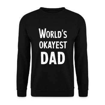 Le meilleur papa le plus correct du monde - Sweat-shirt Unisexe - noir - Devant - Alina (178cm) & Michal (187cm)