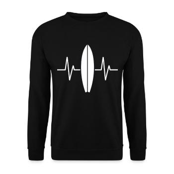 Planche de surf Heartbeat Surf Surf - Sweat-shirt Unisexe - noir - Devant - Alina (178cm) & Michal (187cm)