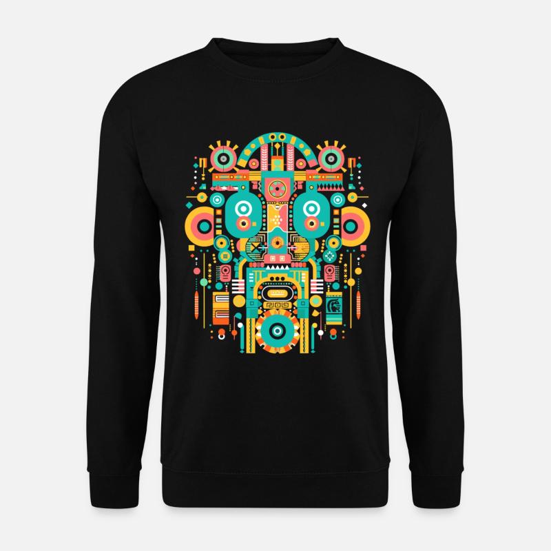 Mayan God Mayan Mythology Itzamna - Unisex Sweatshirt - black