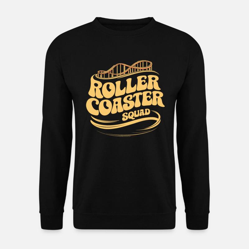 Roller Coaster Squad Adventure - Unisex Sweatshirt - black