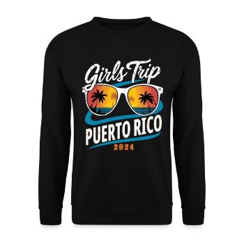 Voyage entre filles à Porto Rico 2024 (Garantie du prix le plus bas) - Sweat-shirt Unisexe - noir - Devant - Alina (178cm) & Michal (187cm)