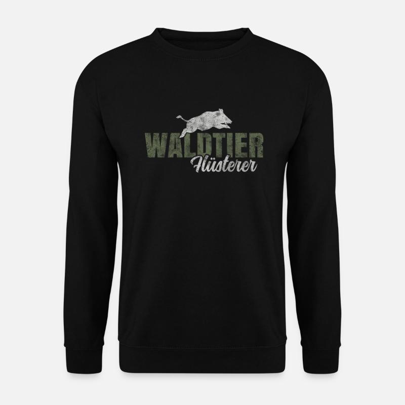 Waldtier Flüsterer - Unisex Pullover - Schwarz