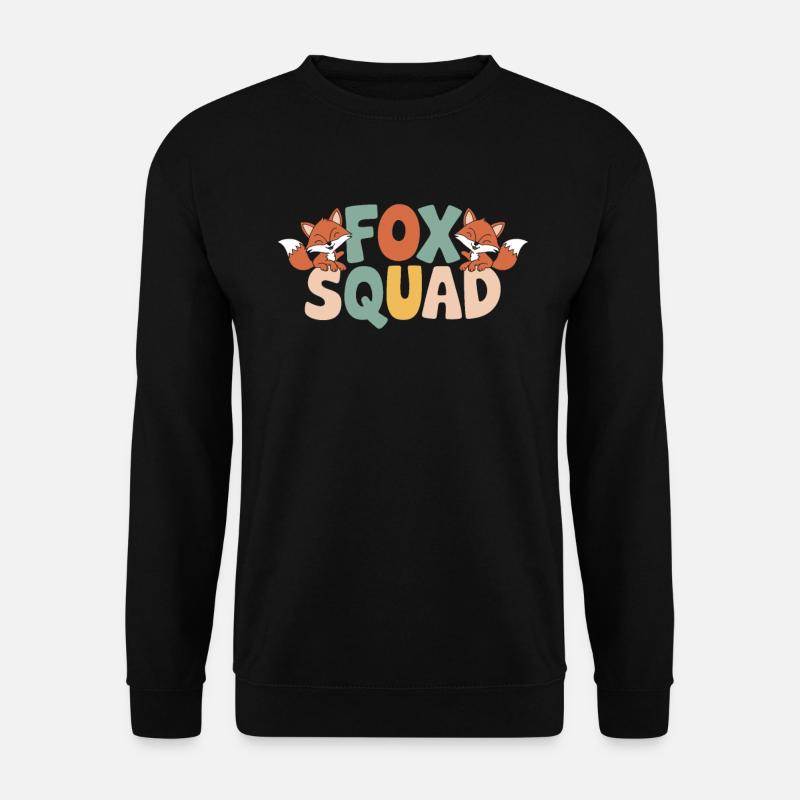 Fuchs Gruppen Design Fuchs Squad - Unisex Pullover - Schwarz