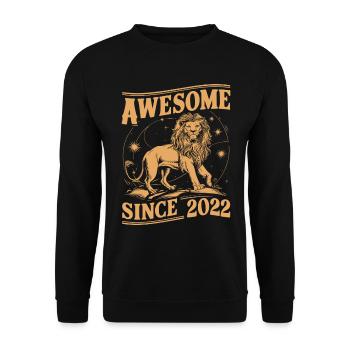 Leo Astrological Sign Zodiac Birthday Year 2022Leo - Unisex Sweatshirt - black - Front - Alina (178cm) & Michal (187cm)