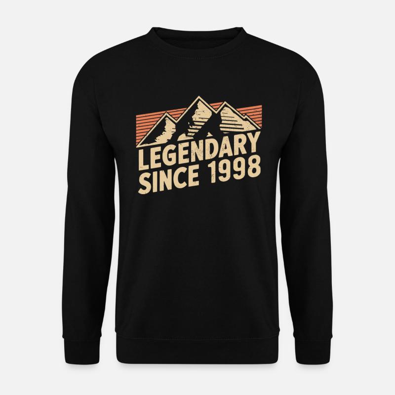 Legendary since 1998 Birthday - Unisex Sweatshirt - black