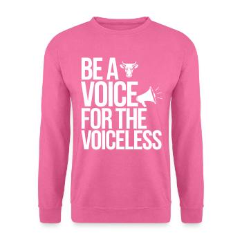 Soyez une voix pour les sans-voix - Vegan - Sweat-shirt Unisexe - rose - Devant