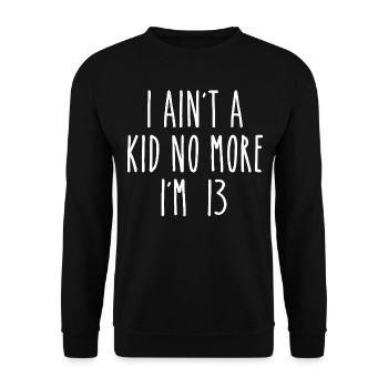 13 Year Old Official Teenager 13th Birthday Party - Sweat-shirt Unisexe - noir - Devant - Alina (178cm) & Michal (187cm)