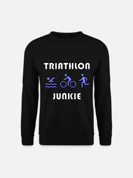 Triathlon Junkie - Unisex Sweatshirt - black