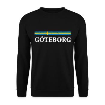 Gothenburg - Unisex Sweatshirt - black - Front - Alina (178cm) & Michal (187cm)