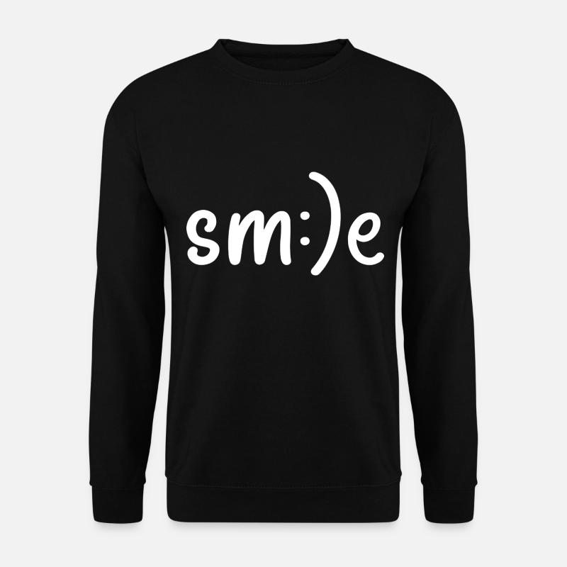 Smiling, smiling, smiling - Unisex Sweatshirt - black