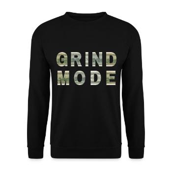 Grind Fashion Dollar Bill Texture Motivation - Unisex Sweatshirt - black - Front - Alina (178cm) & Michal (187cm)