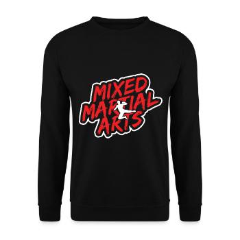 Mixed Martial Arts MMA - Unisex Pullover - Schwarz - Vorne - Alina (178cm) & Michal (187cm)