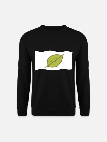 Icon Flag Leaf Nature - Unisex Sweatshirt - black