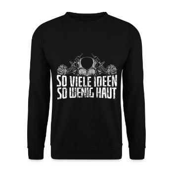 Tattoo - Unisex Pullover - Schwarz - Vorne - Alina (178cm) & Michal (187cm)