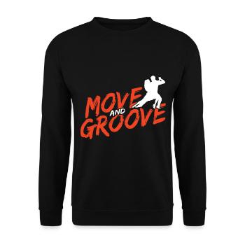 Breakdancing Tanzen für Tänzer - Unisex Pullover - Schwarz - Vorne - Alina (178cm) & Michal (187cm)