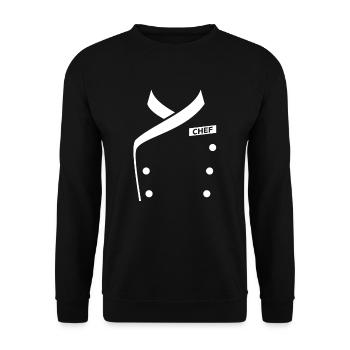 Chefs Uniform Awesome Culinary Chefs Cooks Gifts - Unisex Pullover - Schwarz - Vorne - Alina (178cm) & Michal (187cm)