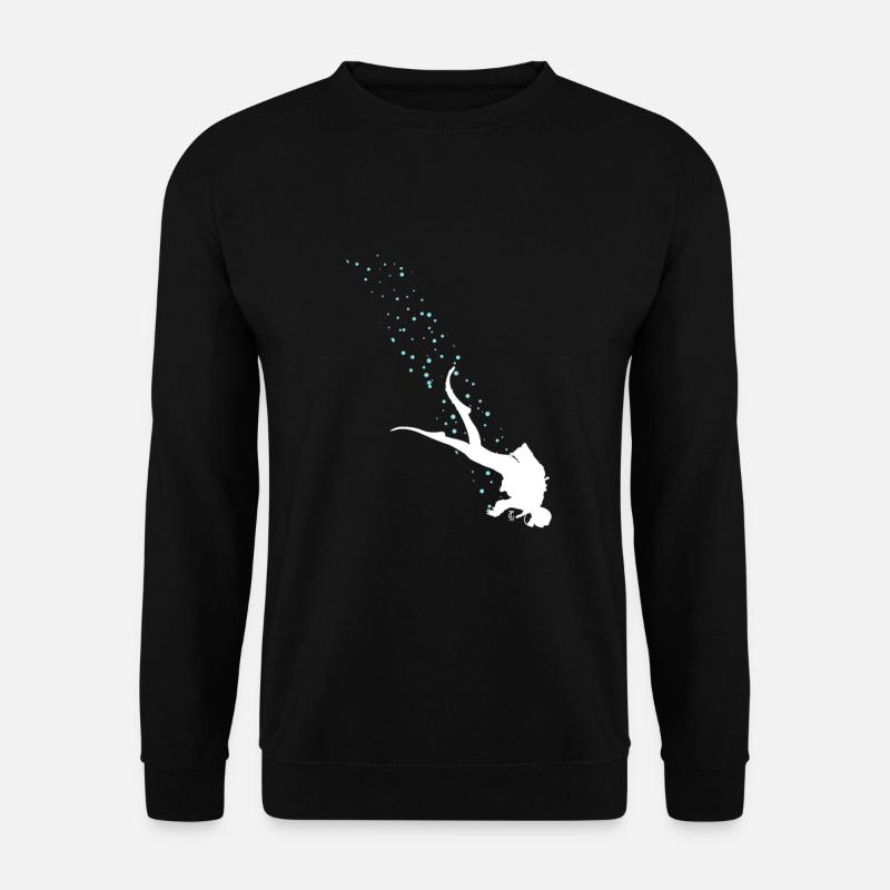 Awesome Scuba Diver Snorkeling Diving Ocean Deep - Sweat-shirt Unisexe - noir