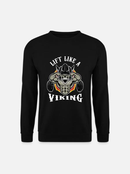 Bodybuilder-Turnhallen-Gewichtheben-Trainings-Eignung - Unisex Pullover - Schwarz
