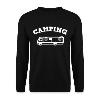 Camping caravane loisir à l'extérieur - Sweat-shirt Unisexe - noir - Devant - Alina (178cm) & Michal (187cm)